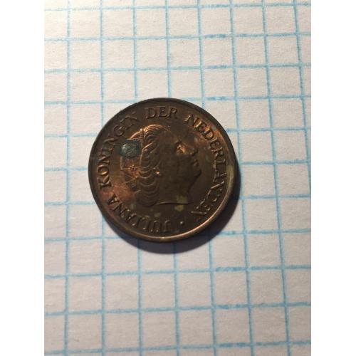 Монета Нидерланды 5 центов1972