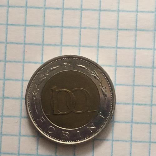 Монета Венгрия 100 форинтов 1996 год