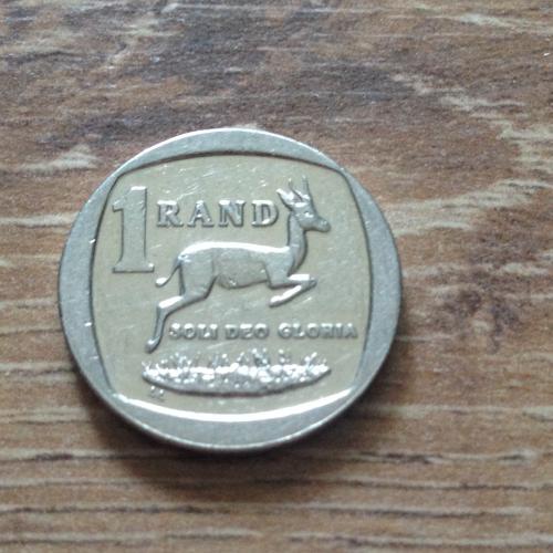 Монета ЮАР 1 ранд 2013