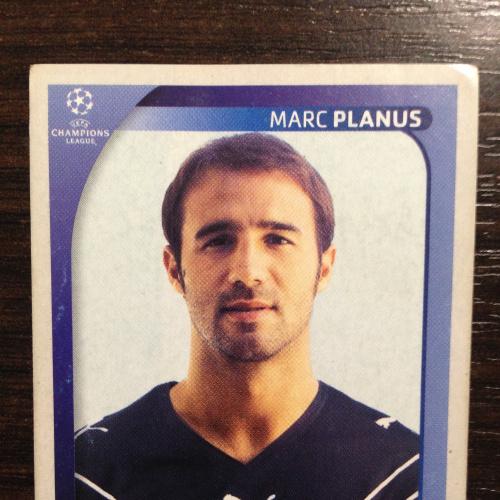 Наклейка. Marc Planus. Champions League 2008-2009. PANINI.