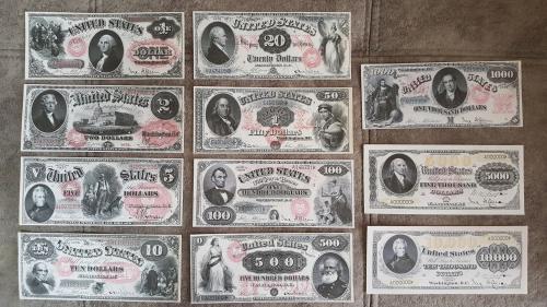 Качественные копии банкнот США c В/З 1878 год. супер скидки!!!