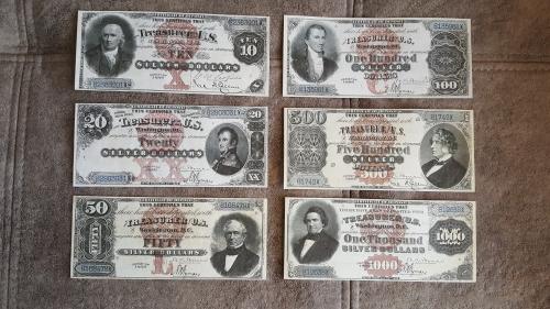 Качественные копии банкнот США c В/З Серебряный доллар 1880 год. супер скидки!!!
