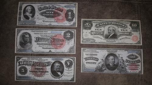 Качественные копии банкнот США c В/З Серебряный доллар 1886 год. супер скидки!!!