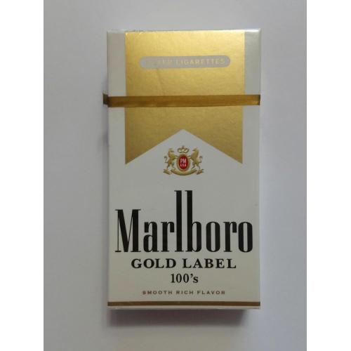 Сигареты MARLBORO GOLD Label 100's