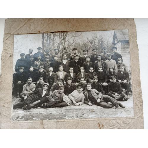 Фото , группа товарищей; комиссары, милиционеры, активисты , вторая половина 20 х  годов , СССР