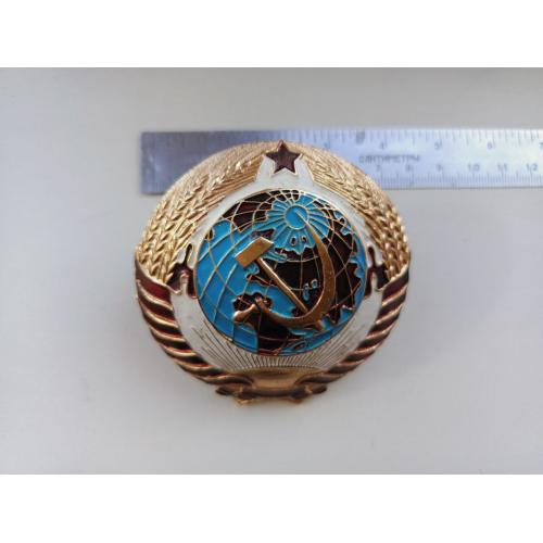 Кокарда, на мотоциклетный шлем ,почётного эскорта, КГБ , МВД СССР