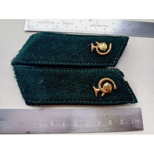 Петлицы офицера военно-мед.службы Пограничных Войск КГБ СССР, петличные знаки , образца 1943 года