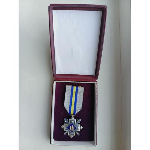Почесний нагрудний знак Головнокомандувача Збройних Сил України «Срібний хрест» 