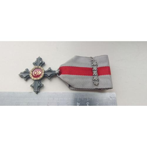 Почесний нагрудний знак Головнокомандувача Збройних Сил України Сталевий хрест, друге нагородження, 