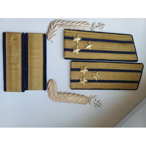 Погоны полковника, нашивки, якоря , капитана первого ранга , ВМФ СССР