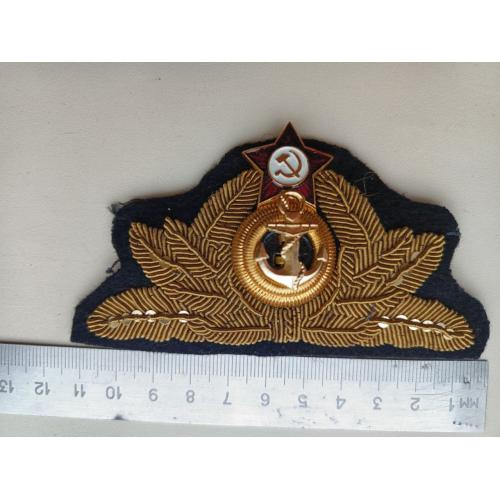 Кокарда на фуражку адмирала ВМФ СССР 