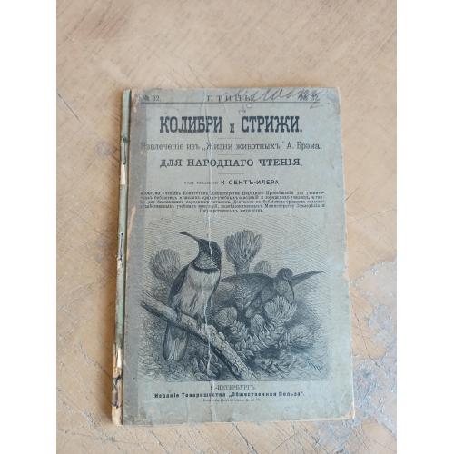 Колибри и стрижи. Под ред. К. Сент-Илера (1899 г.)
