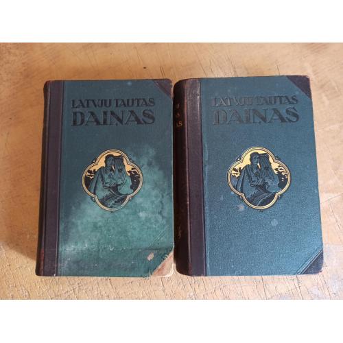 Latvju Tautas Dainas (Латышские народные песни) Том 3. Том 6. Комплект