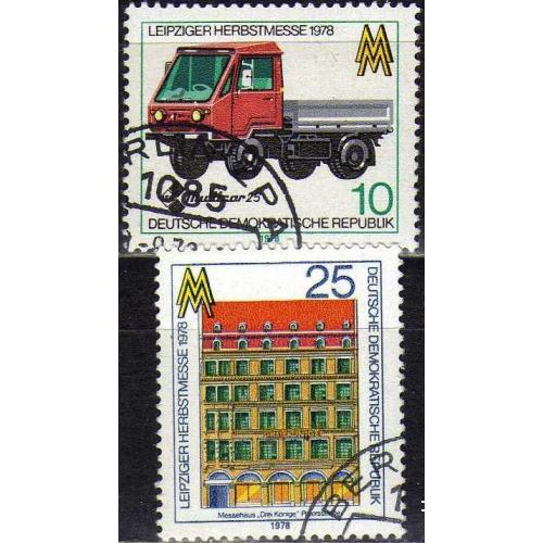 1978 ГДР Транспорт Архитектура Автомобили Строения