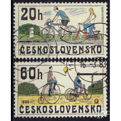 Чехословакия Транспорт Велосипеды Байки Ретро Серия