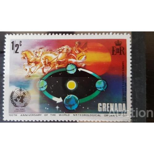 Гренада 1973 MNH Космос Ракеты Спутники Планеты Космонавты Редкая всемир-я метеорологическая орган-я