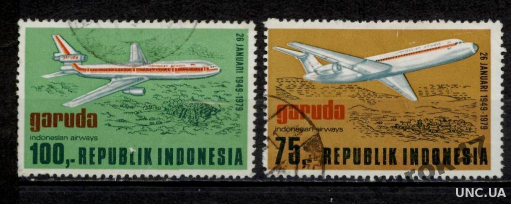 Индонезия Транспорт Авиация Самолёты Очень Редкие