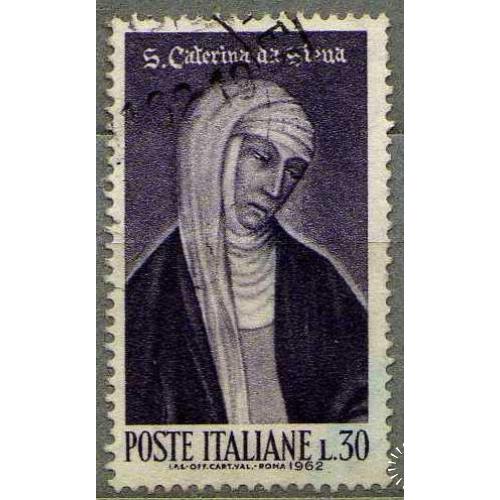 Италия История 1962 Екатерина Сиенская (1347-1380)- монахиня, религиозная деятельница и писательница