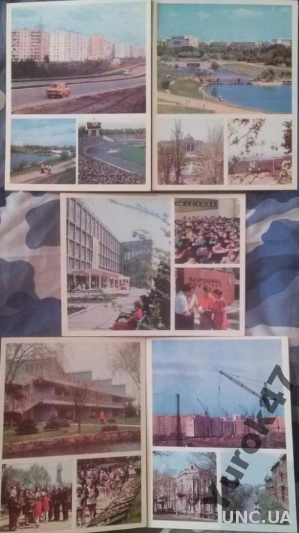 Комплект цветных открыток -Город-герой Одесса- 5шт