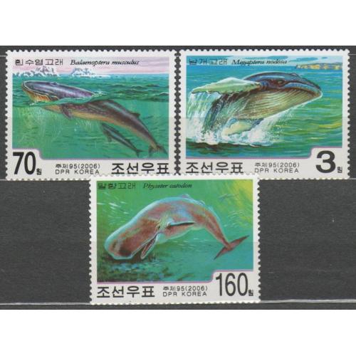 Корея Фауна MNH Морские обитатели Рыбы 2006 Киты Антарктика Серия