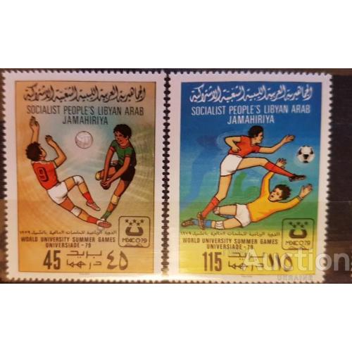 Ливия 1979 MNH Спорт Футбол Игры Турниры Кубки Пара 1,7 Евро