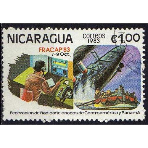 Никарагуа Транспорт Флот Корабли Суда Парусники Порты Редкая