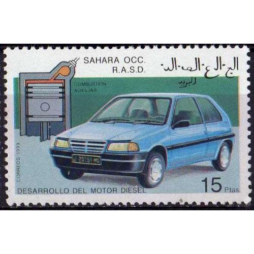 Сахара Транспорт Автомобили Машины MNH 1993 Техника