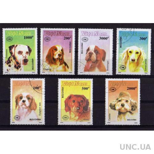 Вьетнам 1990 Домашние животные Собаки Полная Серия