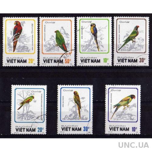 Вьетнам Фауна Птицы Пернатые Полная Серия