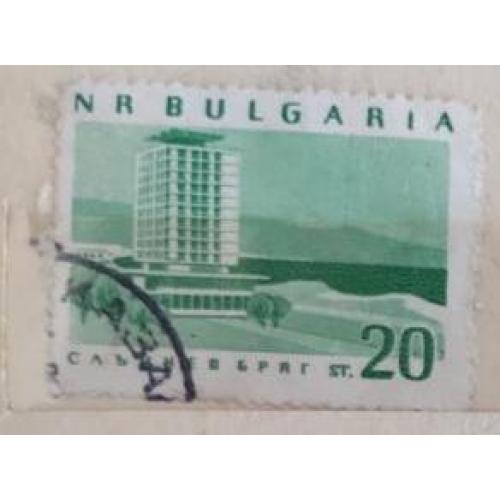 Болгария  марка  1963 Золотые пески Красная Черноморские курорты Болгарии.