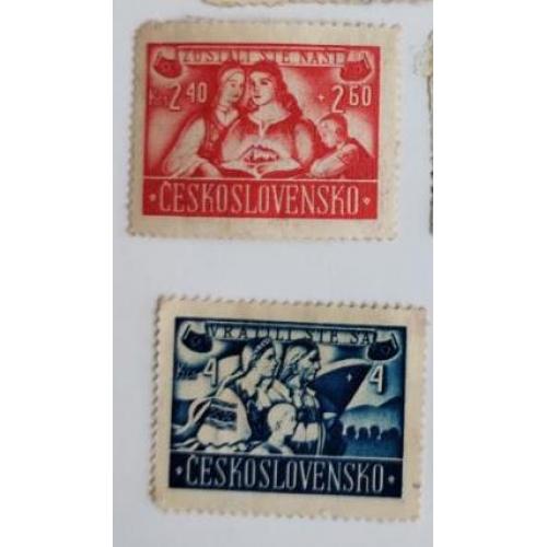 Чехословакия 1946 непочтовые Туристические марки Travelstamps 1946 Czechoslovakia 