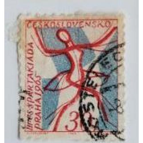 Чехословакия 1965 Марка 3-я Национальная Спартакиада