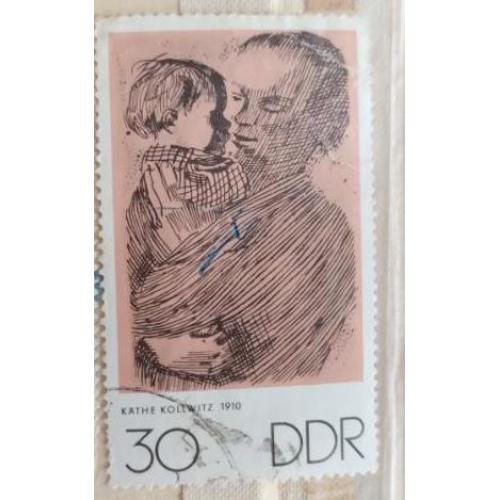 ГДР 1970 Марка Германия (ГДР) Мать и ребенок Неделя искусств.