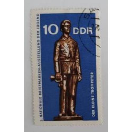 ГДР 1970 скульптура DDR Germany1970  Briefmarkenausstellung der Jugend, Chemnitz