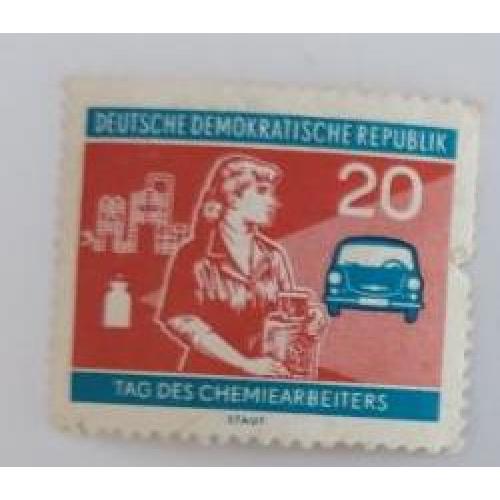 ГДР1960г  Химик люди DDR 1960 , Chemical Workers