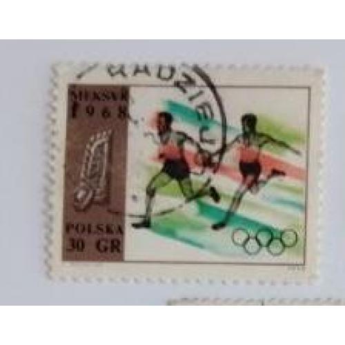 Польша 1968г олимпийские игры XIX OLYMPIC GAMES MEXICO 1968