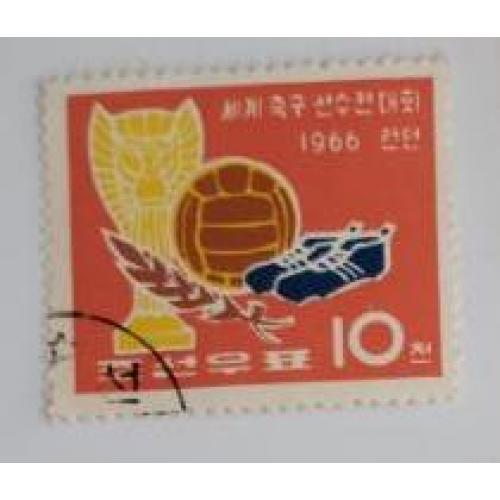 Северная Корея 1966г марка  Кубок мира по футболу - Англия 