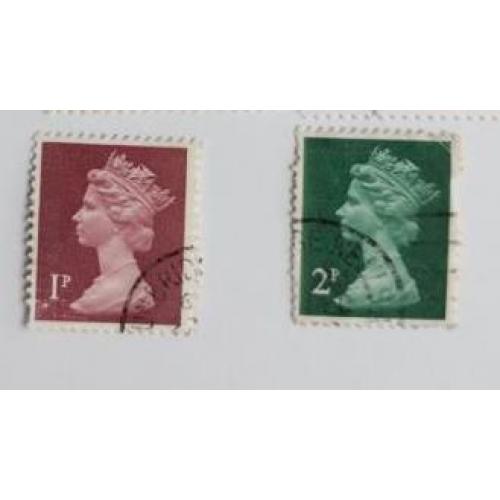 Великобритания. 1967-1970 г.г.  марки Королевские особы. КОРОЛЕВА ЕЛИЗАВЕТА-II.