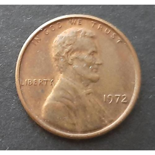 1 цент США 1972