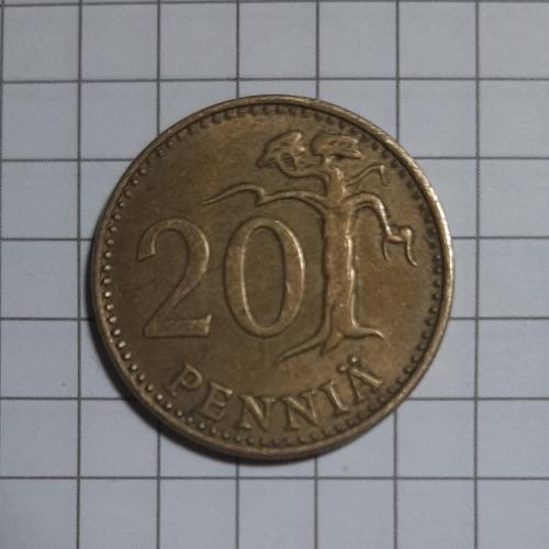 20 пенні Фінляндія 1982