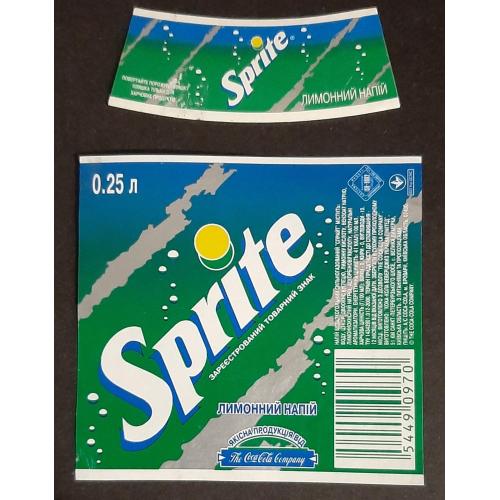 Етикетка напій Sprite / Спрайт (2)