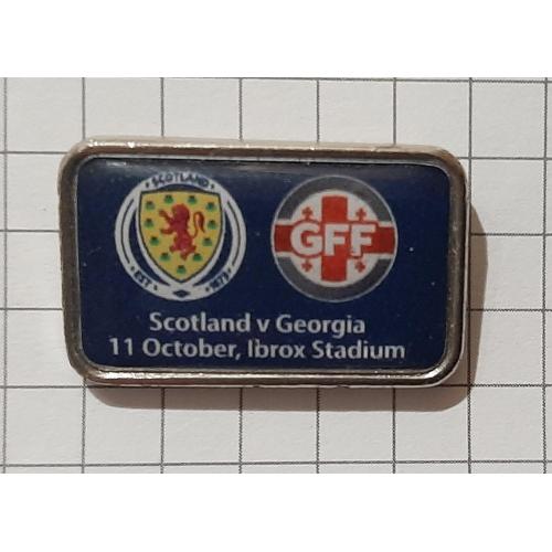 Футбол знак Шотландія - Грузія 11.10.2014 Відбір Євро
