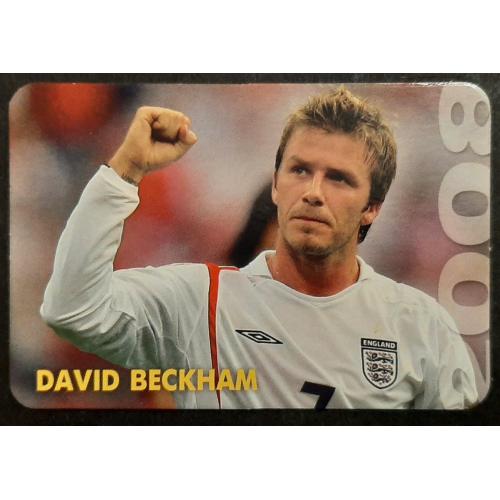 Календарик футбол Девід Бекхем Англія 2008