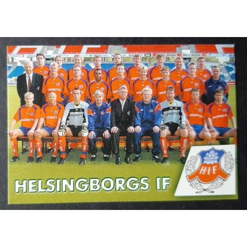 Календарик футбол Гельсінгборг Щвеція 2002