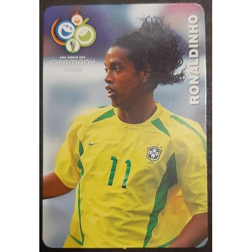Календарик футбол Роналдінью Бразилія 2006