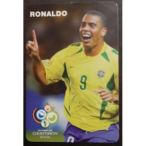Календарик футбол Роналду Бразилія 2006