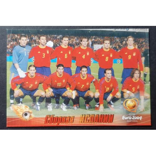 Календарик футбол збірна Іспанії 2005