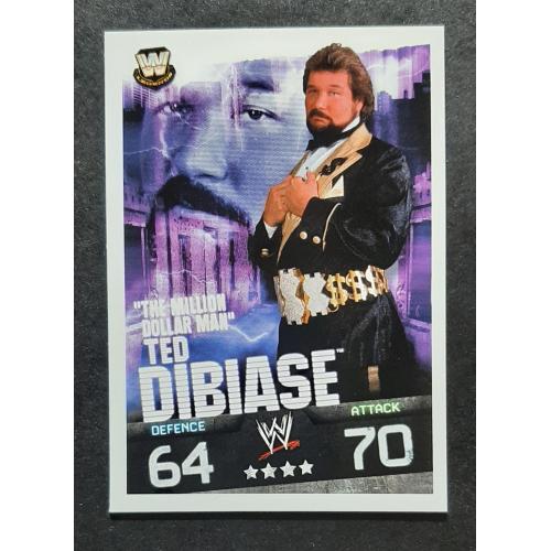 Картка Ted Dibiase / Тед Дібіасі реслер Topps Slam Attax 2010