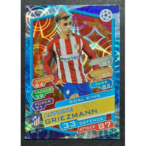 Картка Topps Антуан Грізманн Атлетіко Мадрид 2016/17