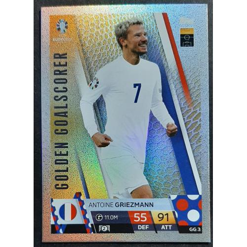 Картка Topps Антуан Грізманн Франція EURO ЄВРО 2024